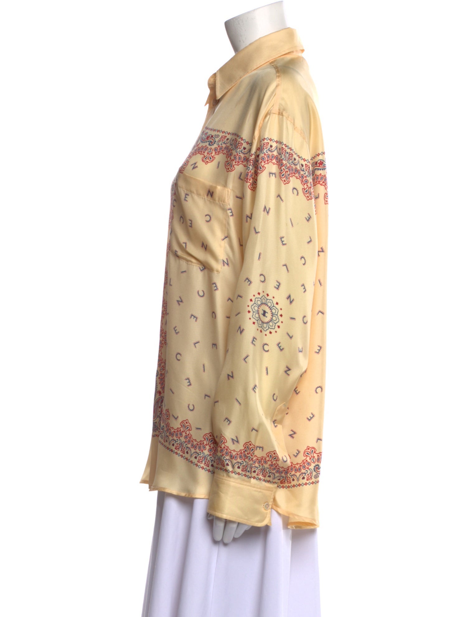 Celine 2024 Silk Top