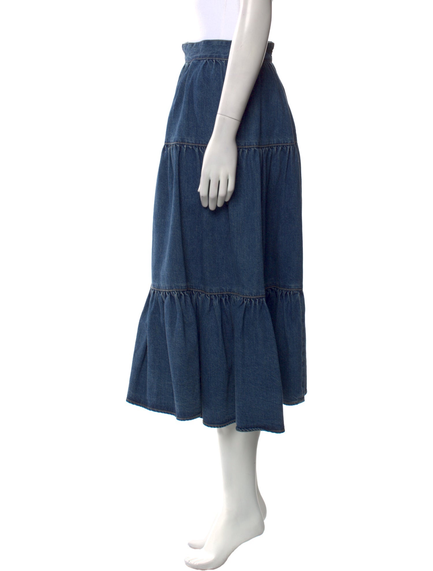 Celine Midi Length Skirt