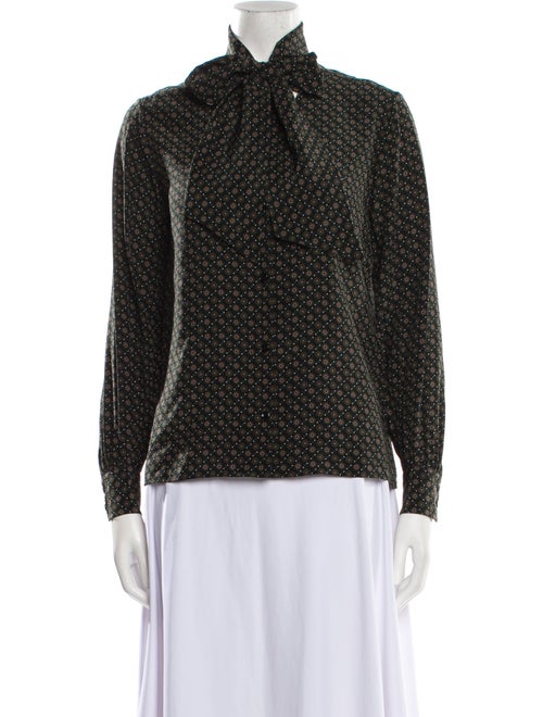 Celine Silk Printed Blouse