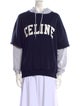 Celine Graphic Print Crew Neck Hoodie