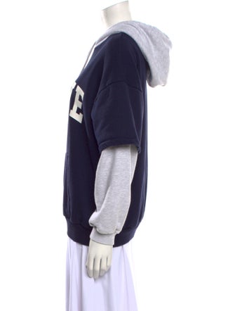 Celine Graphic Print Crew Neck Hoodie