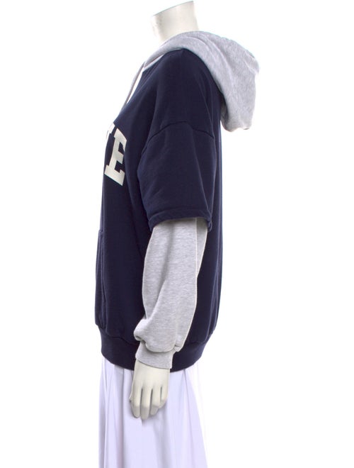 Celine Graphic Print Crew Neck Hoodie