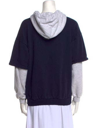 Celine Graphic Print Crew Neck Hoodie