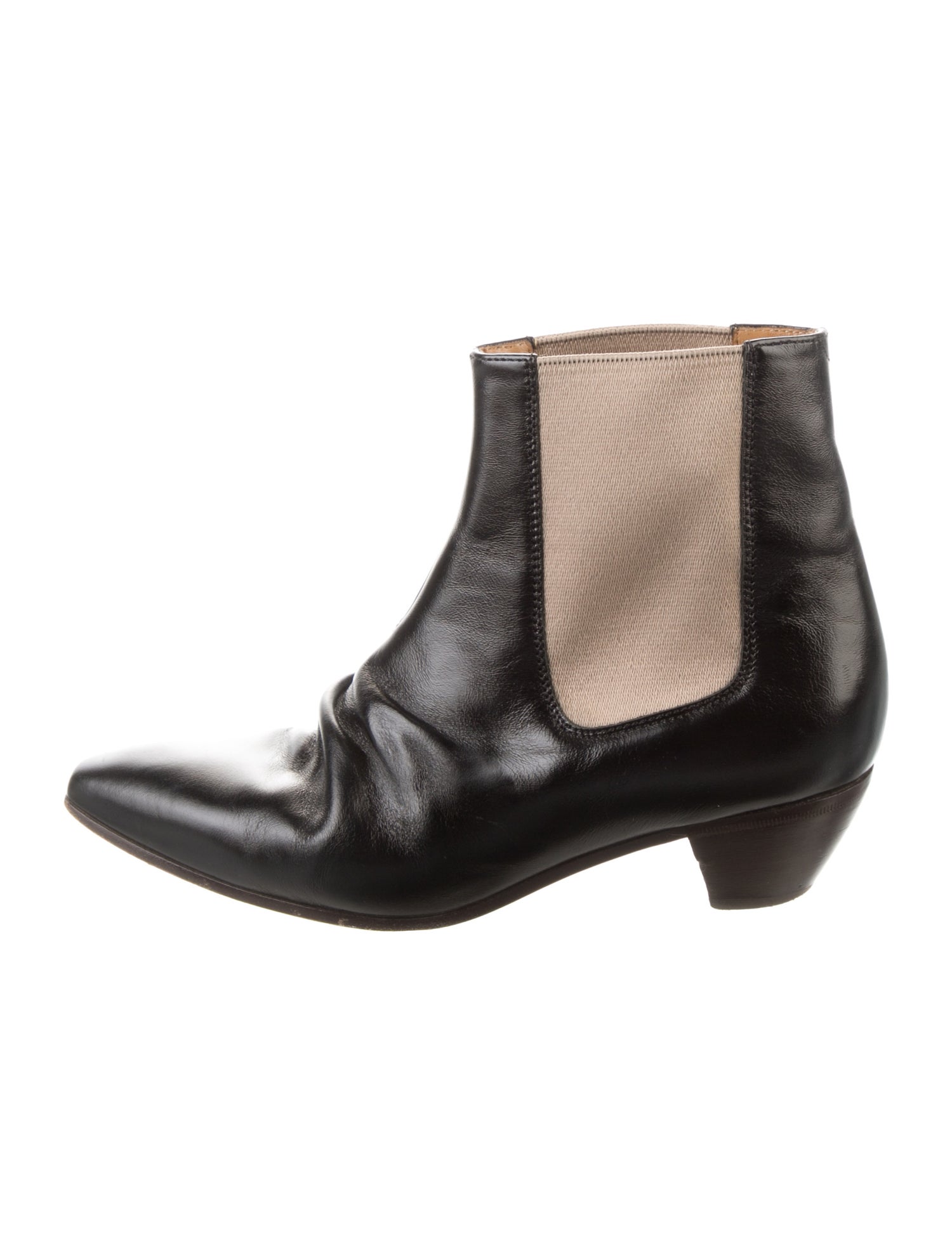Celine Leather Chelsea Boots