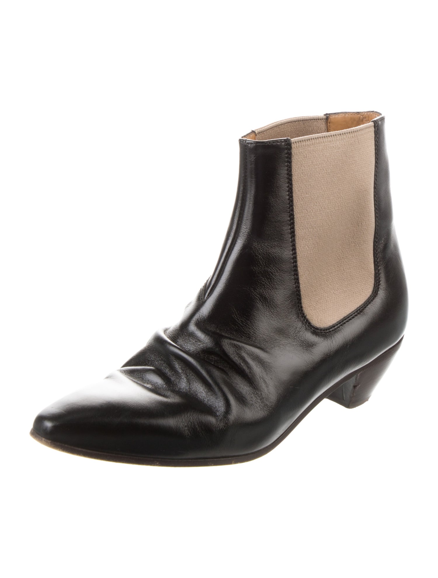 Celine Leather Chelsea Boots