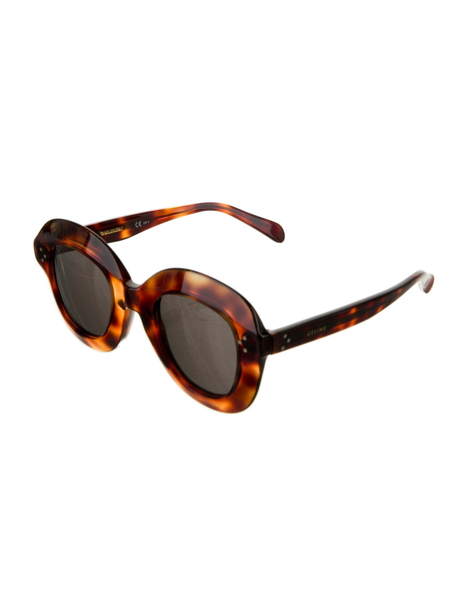 Celine Round Tinted Sunglasses