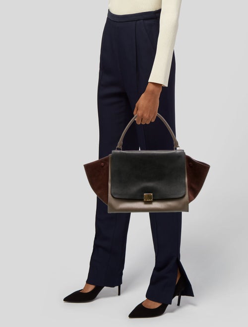 Celine Leather Trapeze Large
