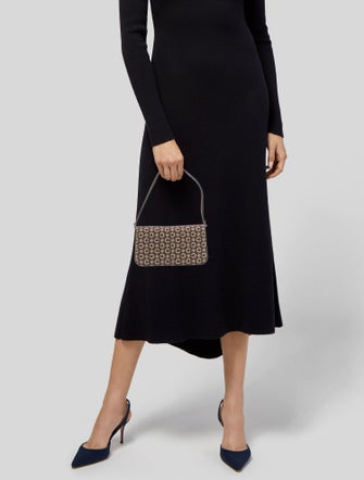 Celine Canvas Shoulder Bag