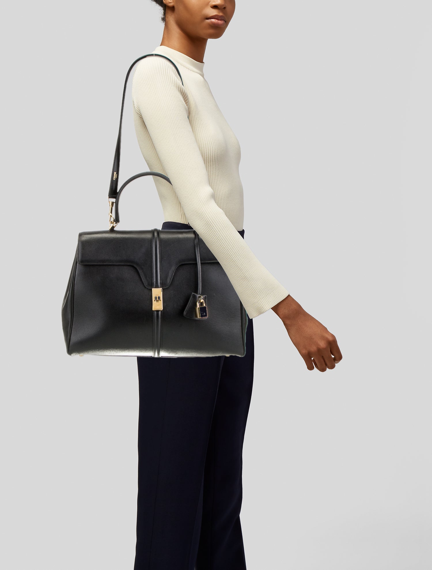 Celine Leather 16 Bag Medium