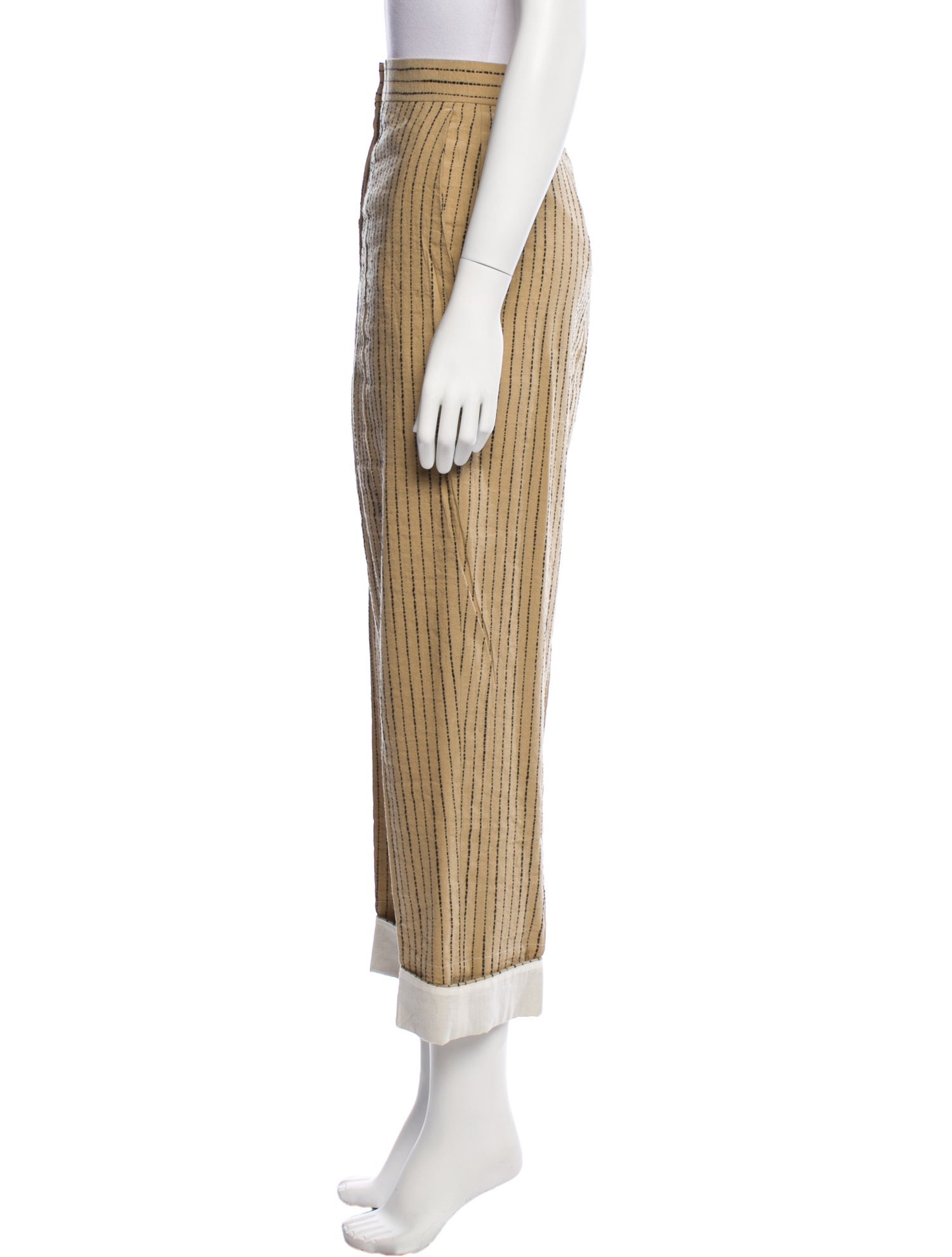 Celine Linen Straight Leg Pants