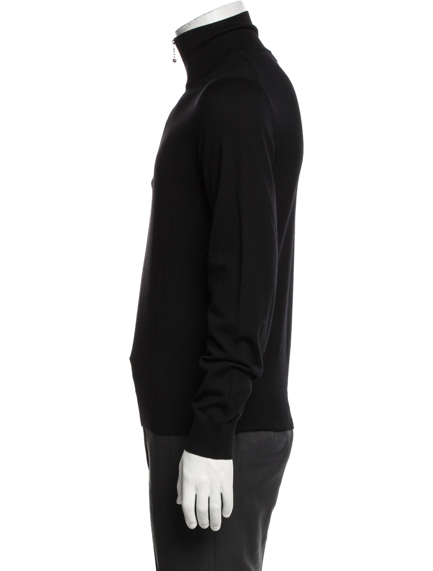Celine Wool Mock Neck Pullover