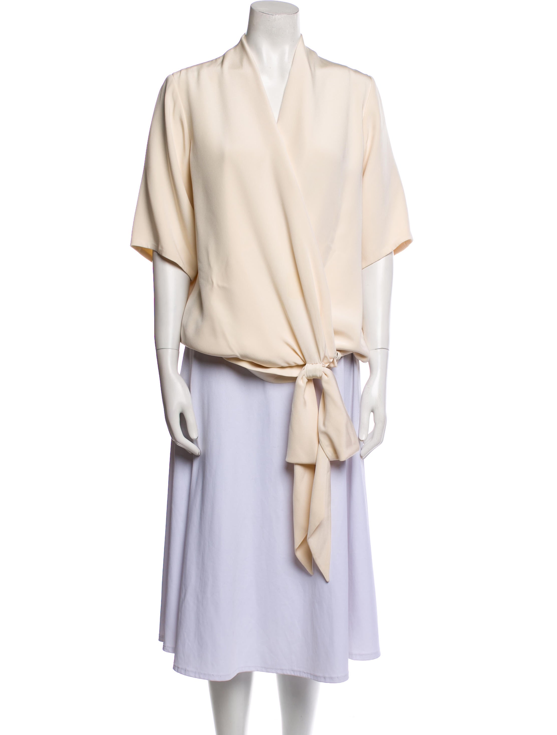 Celine Silk V-Neck Tunic