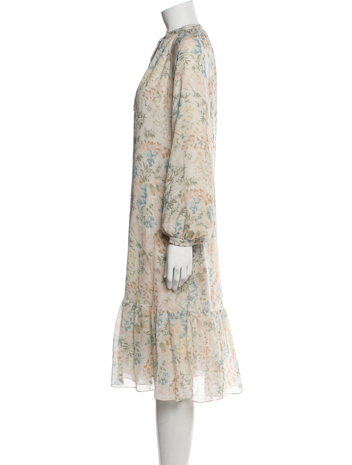 Celine Silk Midi Length Dress