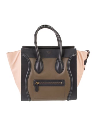 Celine Leather Luggage Mini