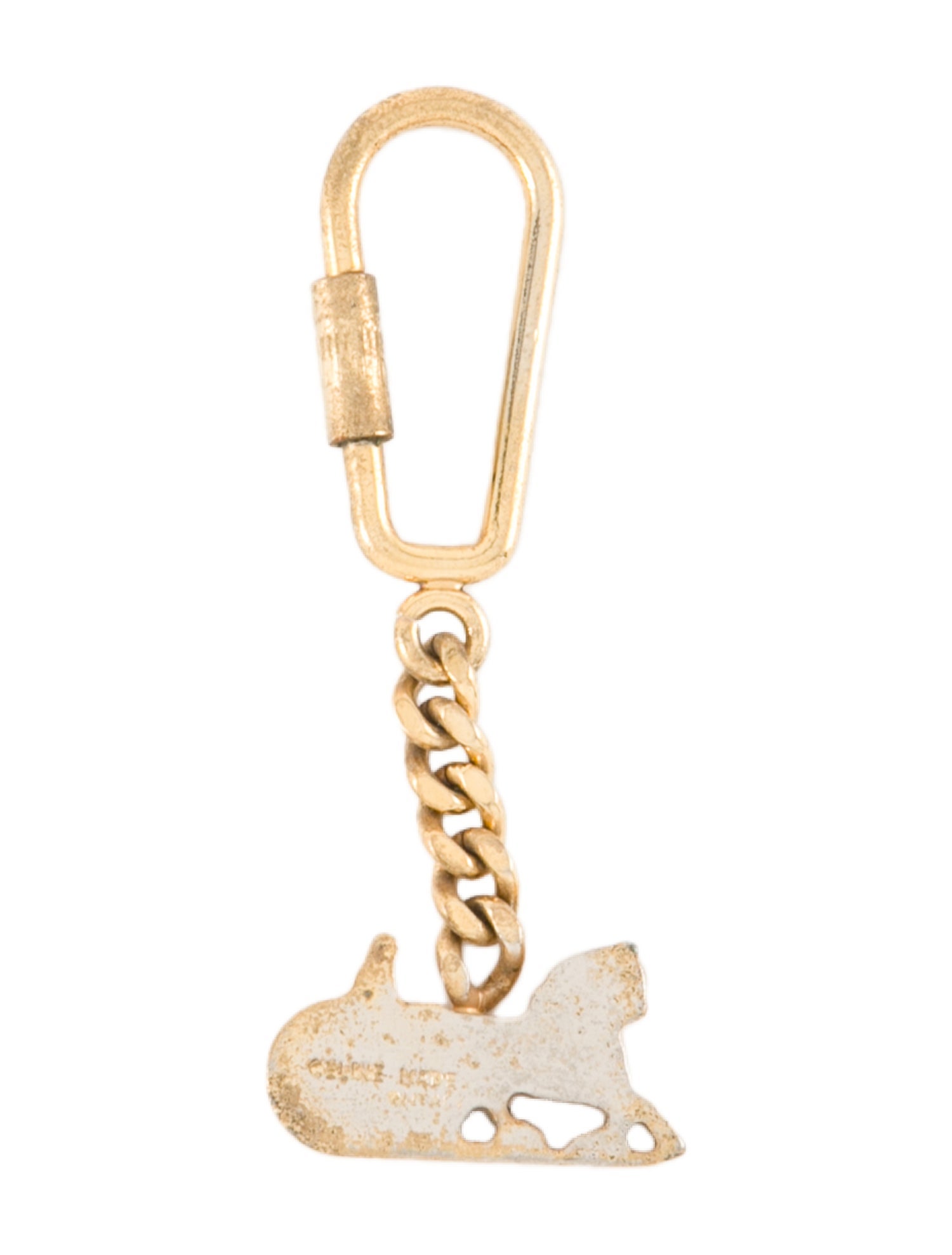 Celine Logo Keychain