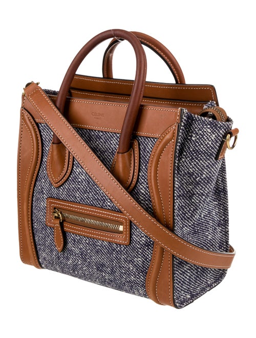 Celine Canvas Luggage Nano