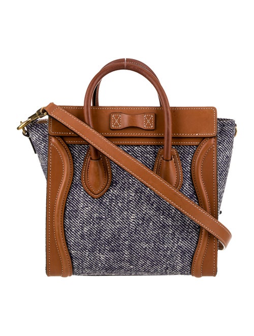 Celine Canvas Luggage Nano