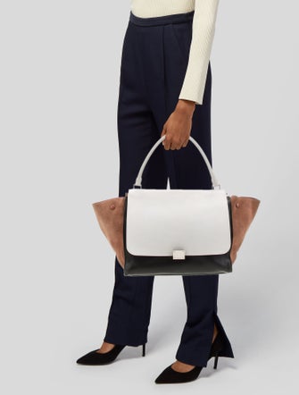 Celine Leather Trapeze Large