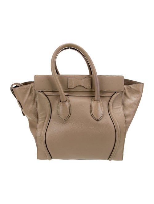 Celine Leather Luggage Mini