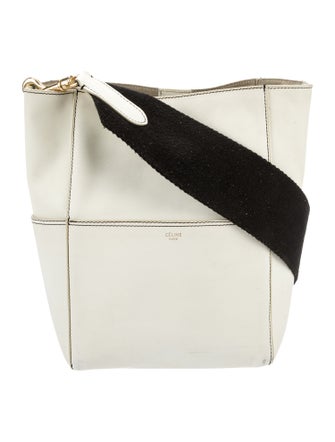 Celine Leather Seau Sangle Small