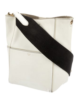 Celine Leather Seau Sangle Small