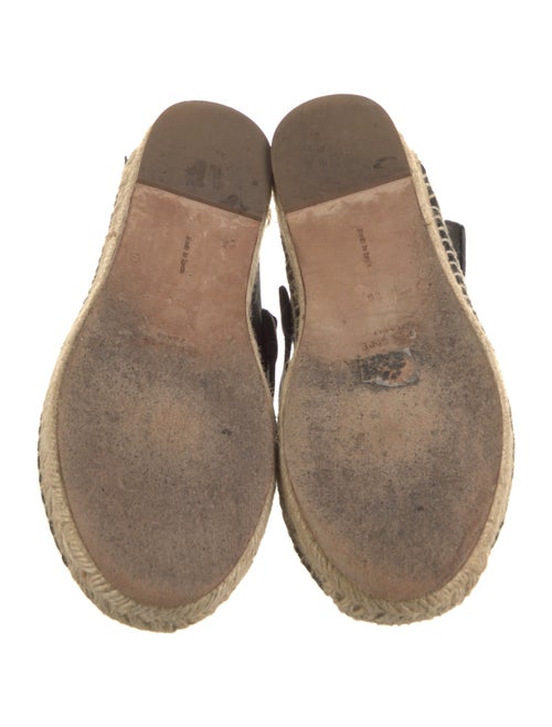 Celine Suede Whipstitch Trim Mules