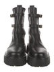 Celine Leather Moto Boots