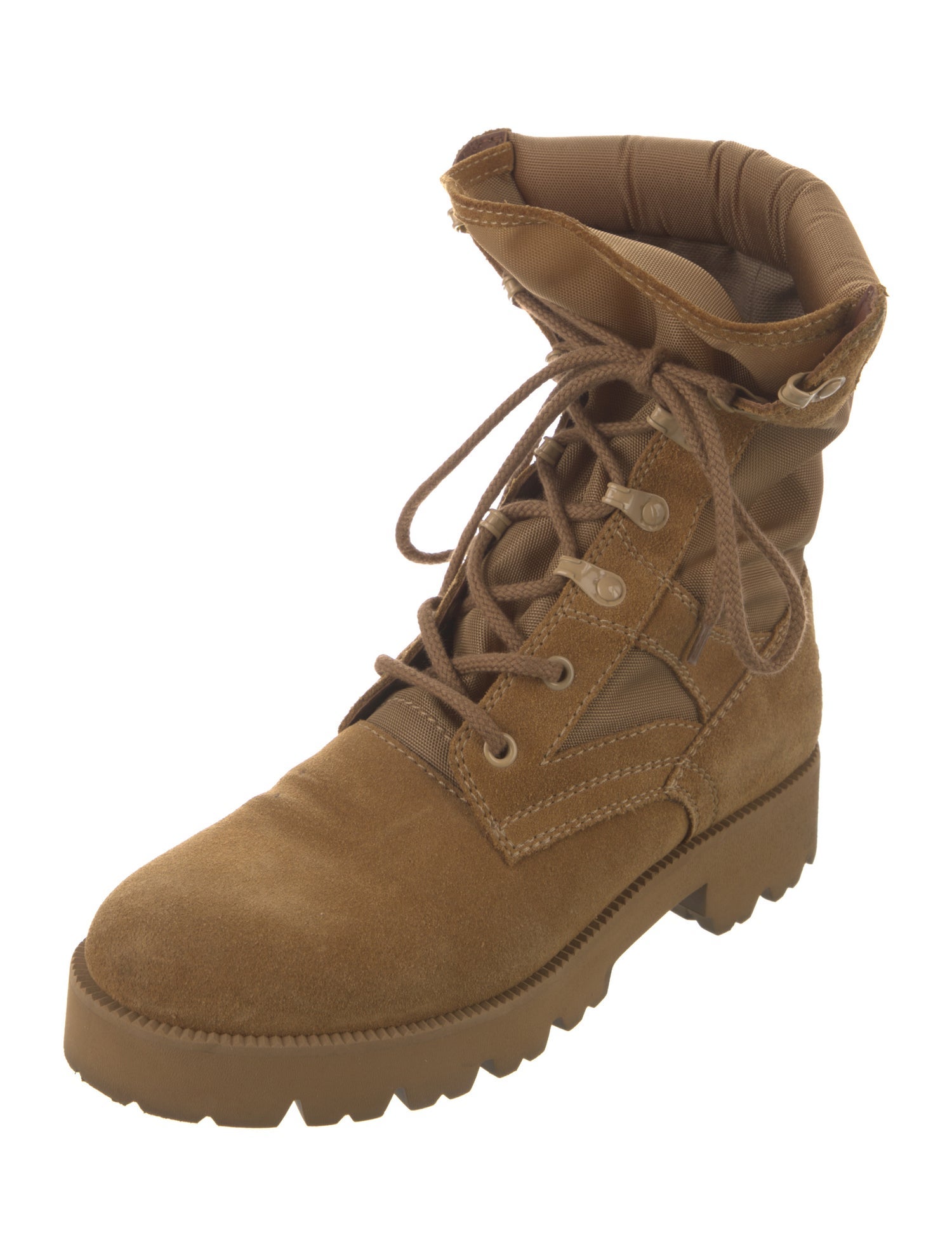 Celine Suede Combat Boots