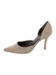 Celine Suede D'Orsay Pumps