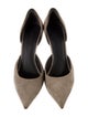 Celine Suede D'Orsay Pumps