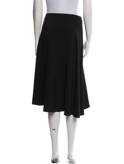 Celine Pleated Accents Knee-Length Skirt