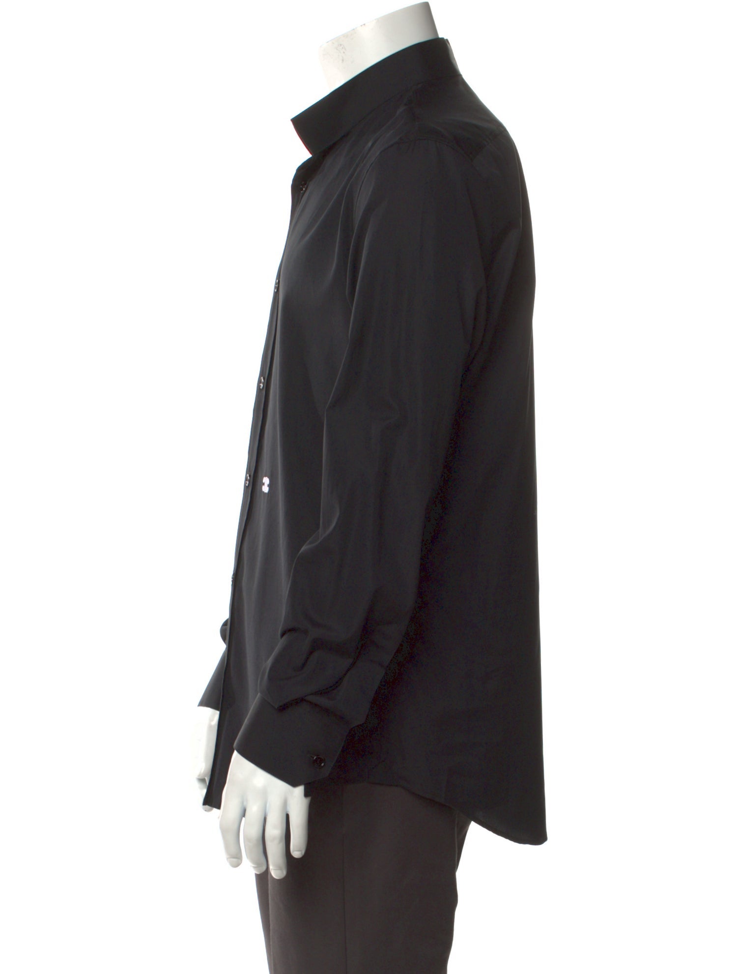 Celine Triomphe Long Sleeve Dress Shirt