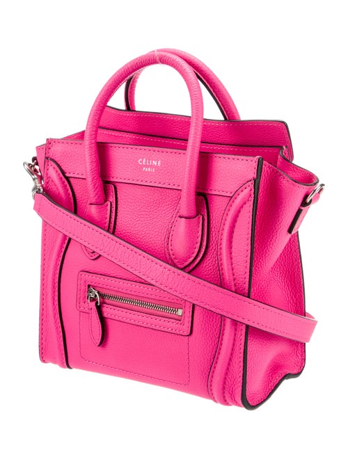 Celine Leather Luggage Nano