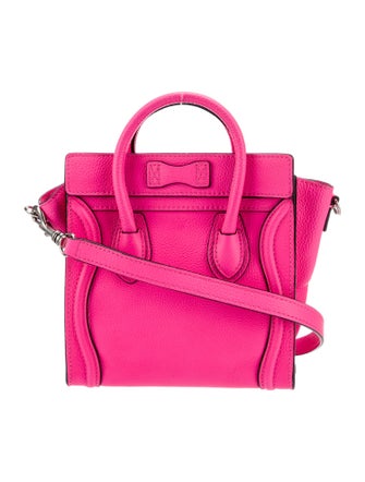 Celine Leather Luggage Nano