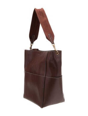 Celine Leather Seau Sangle