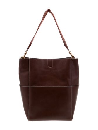 Celine Leather Seau Sangle
