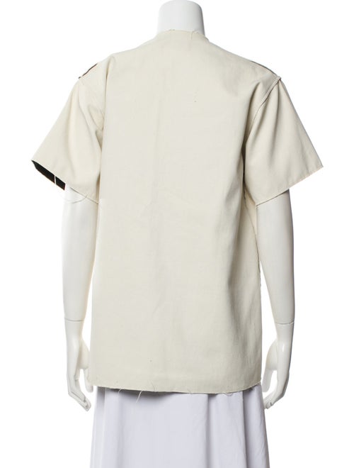 Celine 2010's Mock Neck Blouse
