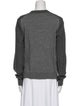 Celine Merino Wool Crew Neck Sweatshirt