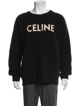 Celine Wool Graphic Print Pullover