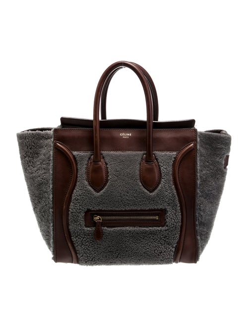 Celine Leather Luggage Mini