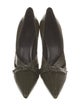 Celine Leather Bow Accents Pumps