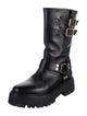 Celine Leather Moto Boots