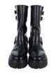 Celine Leather Moto Boots