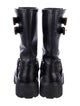 Celine Leather Moto Boots