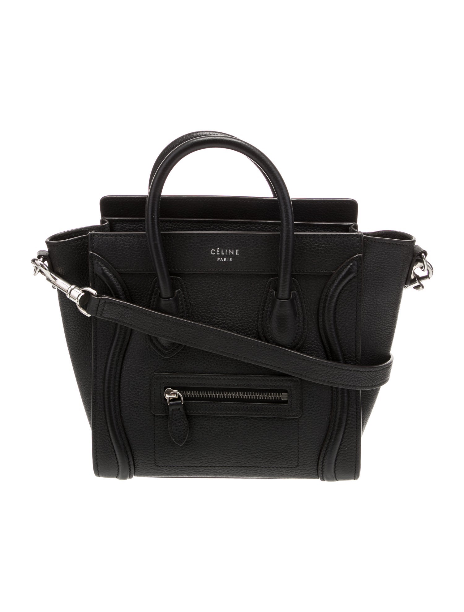 Celine Leather Luggage Nano
