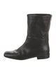 Celine Leather Moto Boots