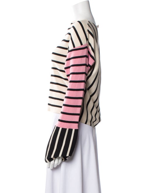 Celine Striped Bateau Neckline Sweater