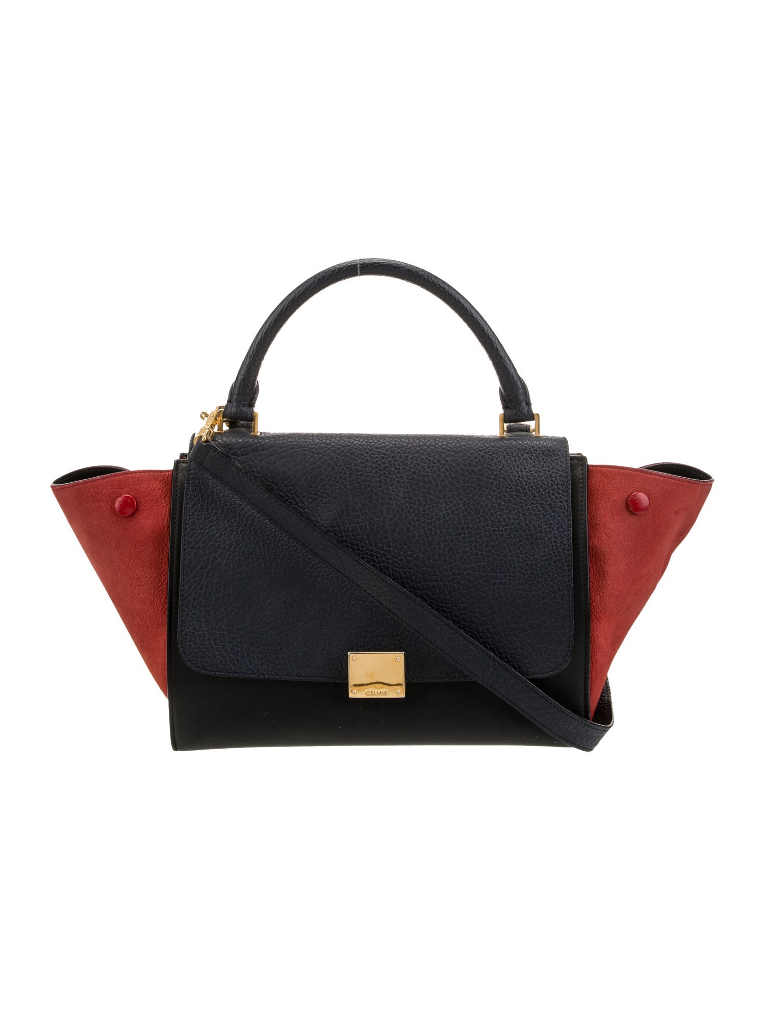 Celine Leather Trapeze