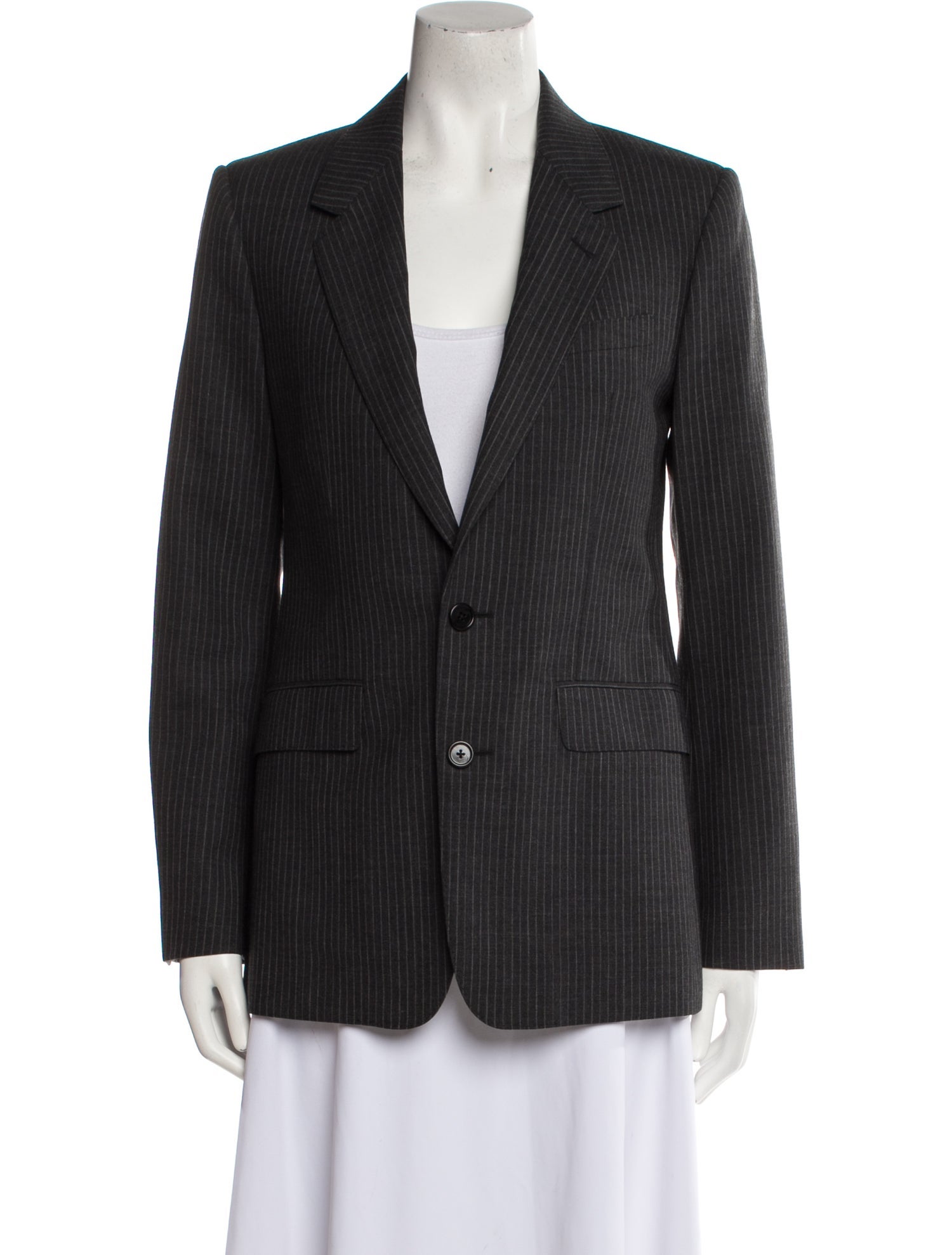 Celine Wool Striped Blazer