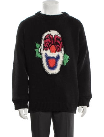 Celine 2021 Clown Intarsia Pullover